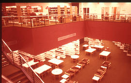 Photograph of McMaster University Health Science Library - view from second floor