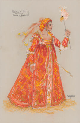Costume design for female dancer