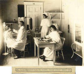 Photograph of Dr. J.A.M. Hemmeon's Ear, Nose, and Throat Clinic at Health Centre No. 1