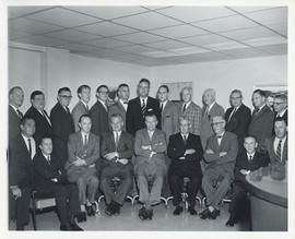 Photograph of the Executive Committee of the Medical Society of Nova Scotia, 1963-1964
