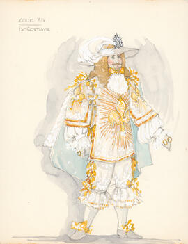 Costume design for Louis XIV : first costume
