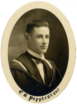 Portrait of Charles Burton Popplestone : Class of 1924