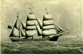 Print of the "Barque Snow Queen"