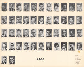 Composite Photograph of the Faculty of Medicine - Class of 1966