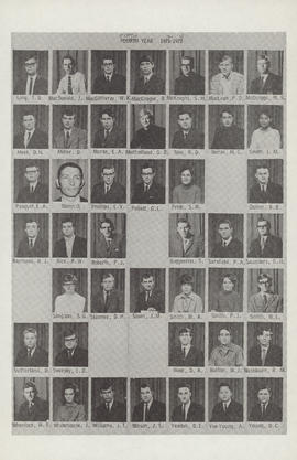 Composite photograph of the Faculty of Medicine - Fifth Year Class 1972-1973 (Ling - Young)