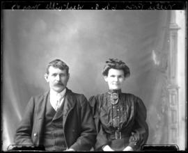 Photograph of Nellie Ross & a male friend