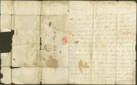 Two letter written by Phos Boyd to James Dinwiddie,