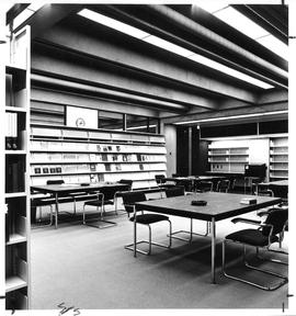 Photograph of a room in the School of Library Service