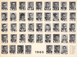 Composite photograph of the Faculty of Medicine - Class of 1965