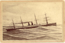 Postcard of " S.S. Westernland"