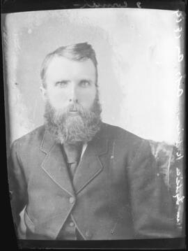 Photograph of an unidentified man commissioned by Lydia Robinson