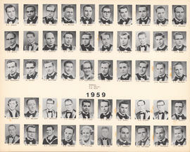 Composite photograph of the Faculty of Medicine - Class of 1959