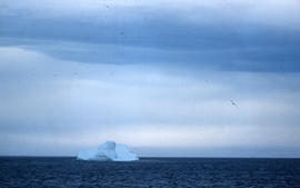 Photograph of an iceberg in the Hudson Strait
