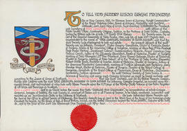 Grant of Arms to Medical Society of Nova Scotia