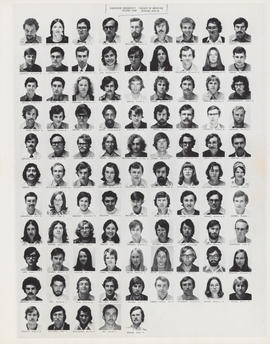 Composite photograph of the Faculty of Medicine - Second Year Class, 1973-1974
