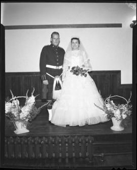 Photograph of Mr. & Mrs. Leil at their wedding
