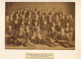 Photograph of Dalhousie University Arts and Science freshman group in the autumn of 1893