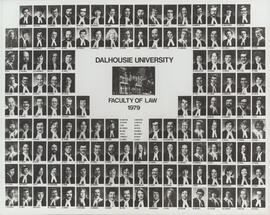 Composite photograph of Faculty of Law graduates of 1979