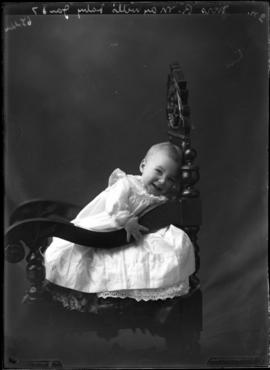 Photograph of the baby of Mrs. Robert Maxwell