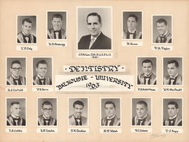 Photographic collage of the Dalhousie University dentistry class of 1963