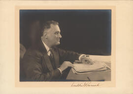 Photograph of Franklin D. Roosevelt, American President