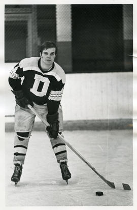 Photograph of Doug Chapman of the Dalhousie University hockey team
