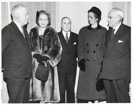 Photograph of A.E. Kerr, Lady Dunn, and others