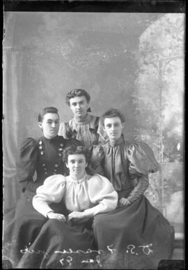 Photograph of the daughters of Mr. D.S. Fraser