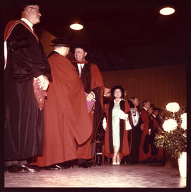 Photograph of Faculty of Medicine Convocation 1967 - Queen Mother Elizabeth