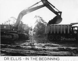 Photograph of Dalplex Construction and Dr. Ellis