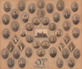 Photographic collage of the Dalhousie University Arts and Science faculty and class of 1907