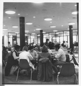 Photograph of the Student Union Building cafeteria