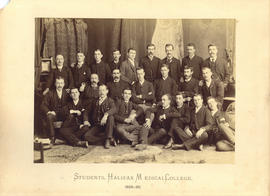 Photograph of Halifax Medical College students, 1889-1890