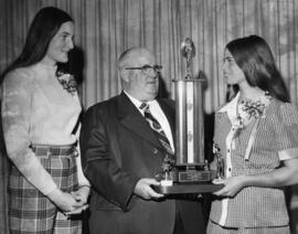 Photograph of Joan Selig recieving special award
