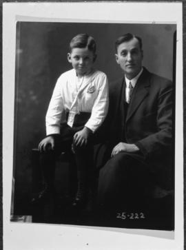 Photograph of William McDonald and his son