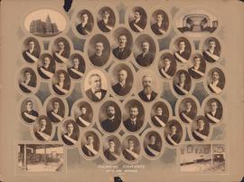 Photographic collage of the Dalhousie University Arts and Science faculty and class of 1901