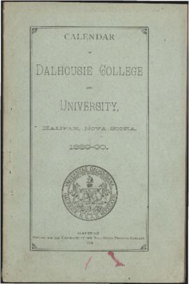 Calendar of Dalhousie College and University, Halifax, Nova Scotia : 1889-1890