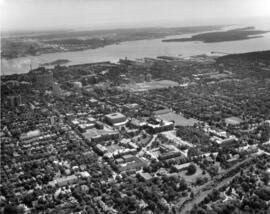 Aerial photograph of Dalhousie and Halifax