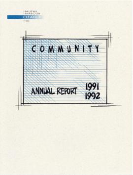 Community annual report 1991 1992
