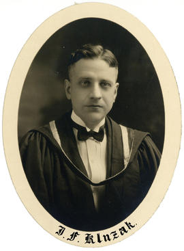 Portrait of John Frank Kluzak : Class of 1926