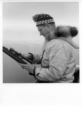 Photograph of Bob Green in Frobisher Bay, Northwest Territories