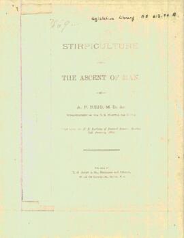 Stirpiculture, or, The ascent of man / A.P. Reid : [facsimile]