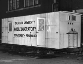 Photograph of psychology mobile laboratory