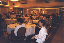 Photograph of conference room related to health with attendees