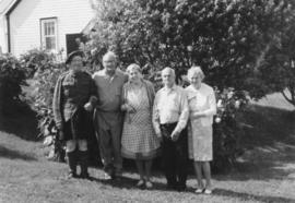 Photograph of Weldon Guy Morash, his wife Florence and other family members