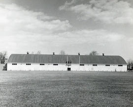 Photograph of the exterior of Dalhousie Memorial Rink