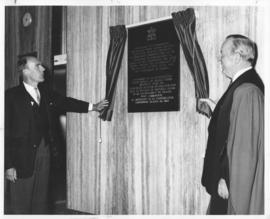 Photograph from the official opening of the Tupper Building