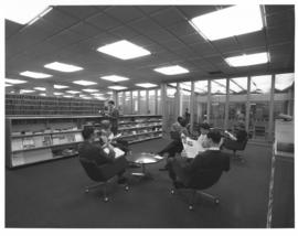 Photograph of people reading in the Sir James Dunn Law Library