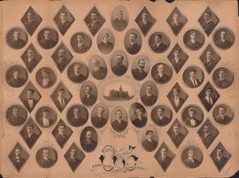 Photographic collage of the Dalhousie University Arts and Science Class of 1905