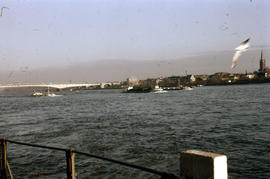 Photograph of the Rhine with bridge